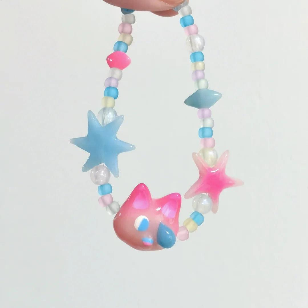 Handmade Crying Kitten Cute Bracelet - Jewelry de Corner