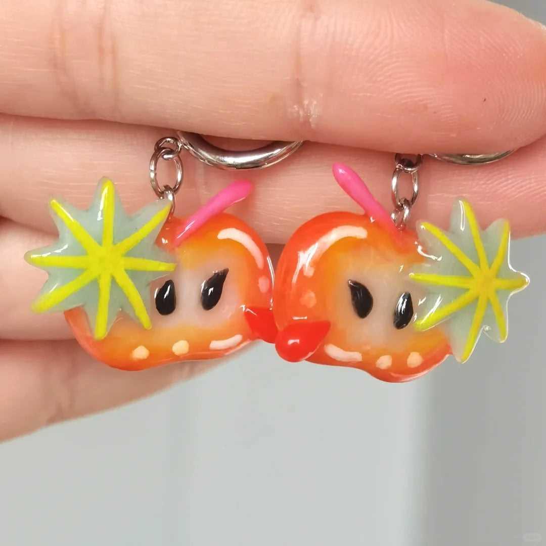 Handmade Cute Apple Dopamine Earrings - Jewelry de Corner