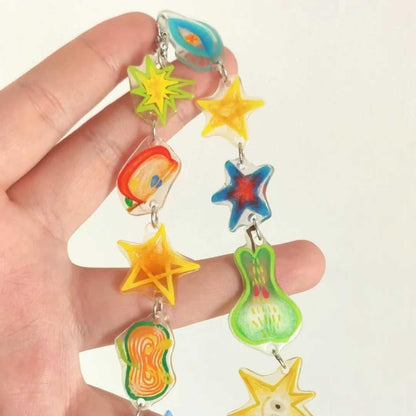 Handmade Tropical Fruit Sliced Cute Dopamine Bracelet - Jewelry de Corner