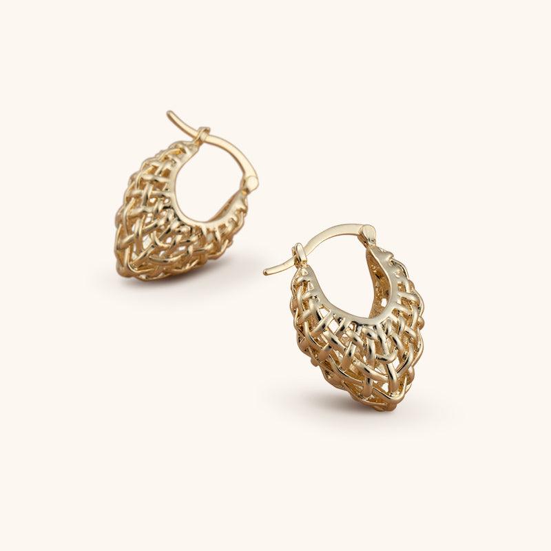 Harbor Hoops Earrings - 18K Gold Plated - Jewelry de Corner