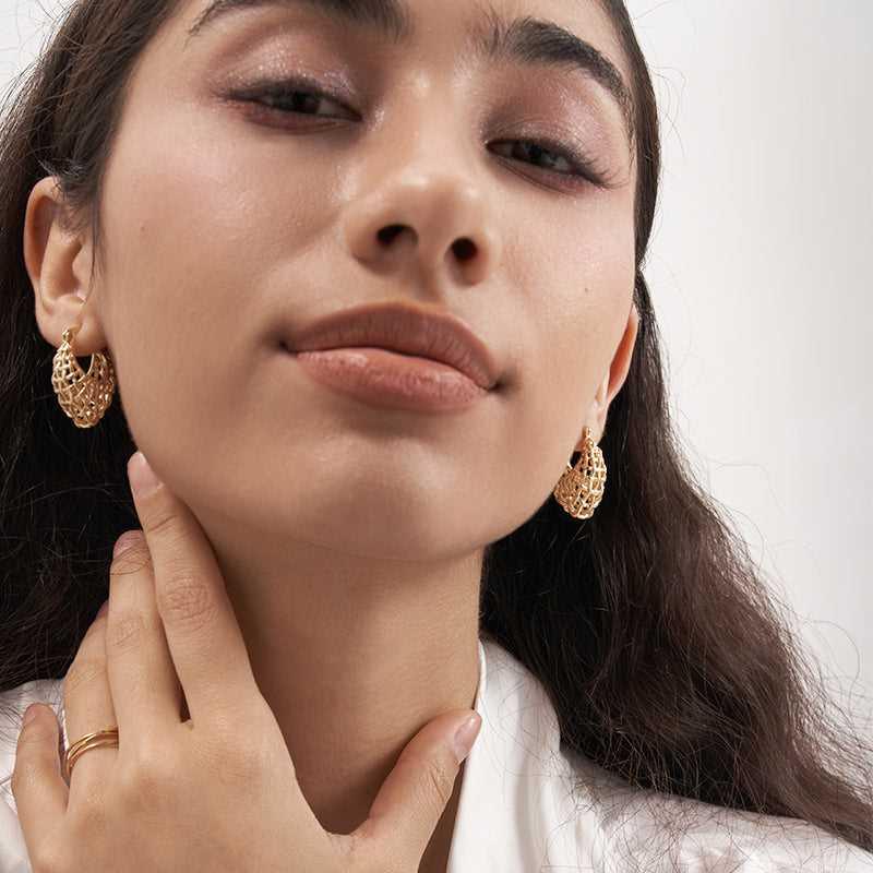 Harbor Hoops Earrings - 18K Gold Plated - Jewelry de Corner
