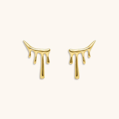 Holy Blood Drop Earrings - 18K Gold Plated - Jewelry de Corner