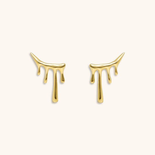 Holy Blood Drop Earrings - 18K Gold Plated - Jewelry de Corner