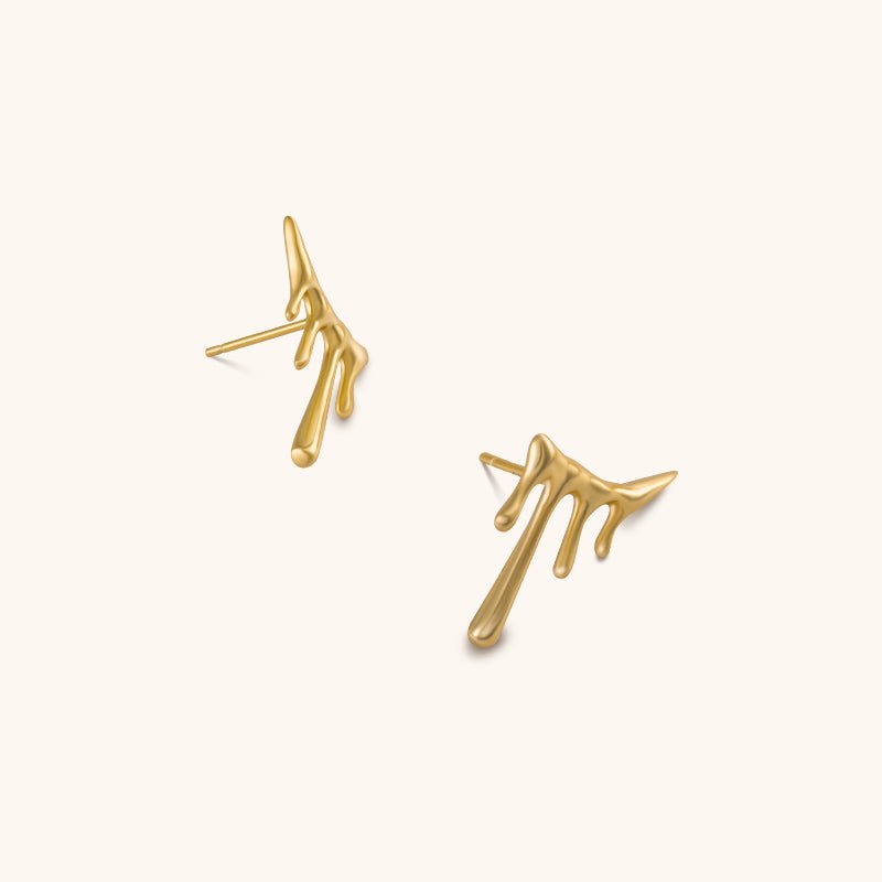 Holy Blood Drop Earrings - 18K Gold Plated - Jewelry de Corner
