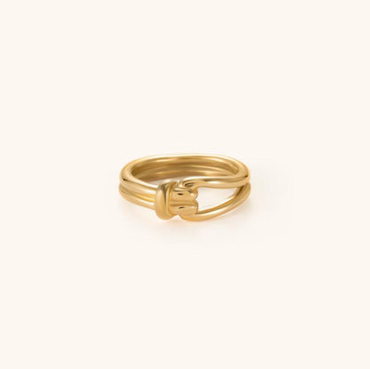 Knot Ring - 18K Gold Plated - Jewelry de Corner
