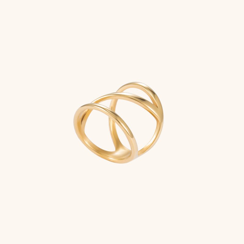 Ladder Ring - 18K Gold Plated - Jewelry de Corner