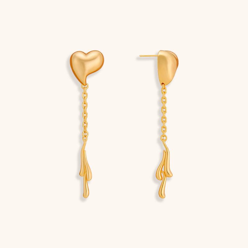 Love Lingers Studs Earrings - 18K Gold Plated - Jewelry de Corner