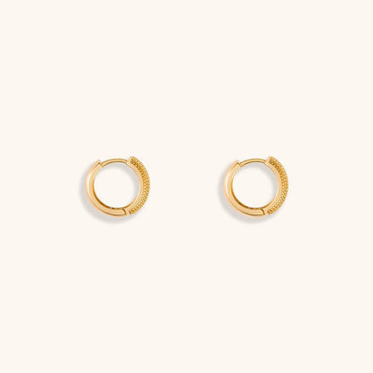 Memories of Autumn Hoops Earrings - 18K Gold Plated - Jewelry de Corner