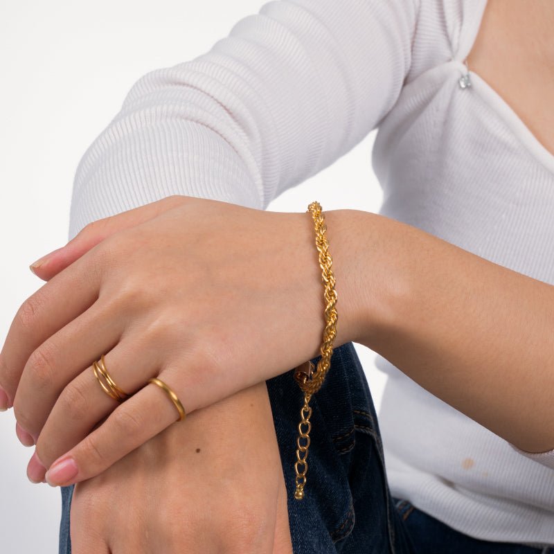 Midsummer Vineman Bracelet - 18K Gold Plated - Jewelry de Corner