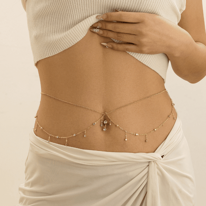 Multi - layer Beach Chain Braided Stacking Body Chain - Jewelry de Corner