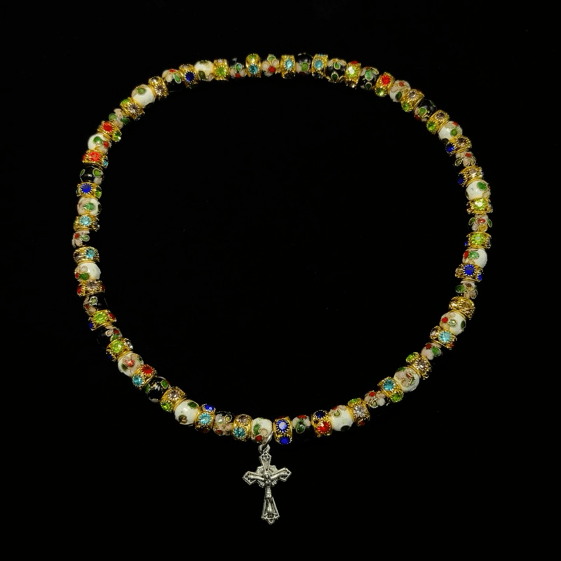 Multi - Layered Cross Colorful Bracelet - Jewelry de Corner