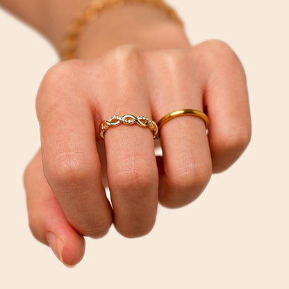 Olive Wreath Ring - 18K Gold Plated - Jewelry de Corner