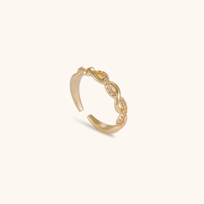 Olive Wreath Ring - 18K Gold Plated - Jewelry de Corner
