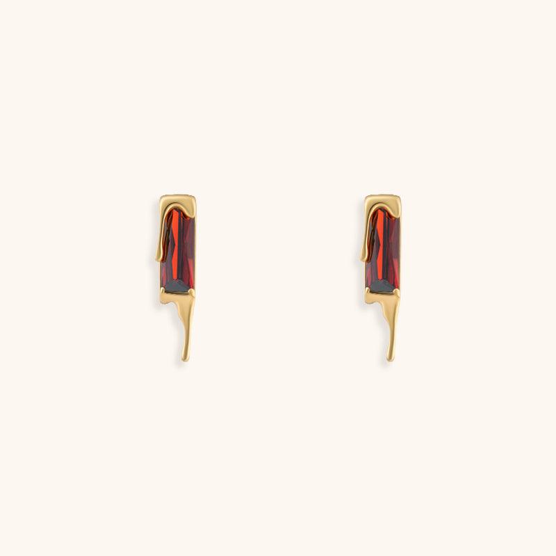 Paradise Lost Drop Earrings - 18K Gold Plated - Jewelry de Corner