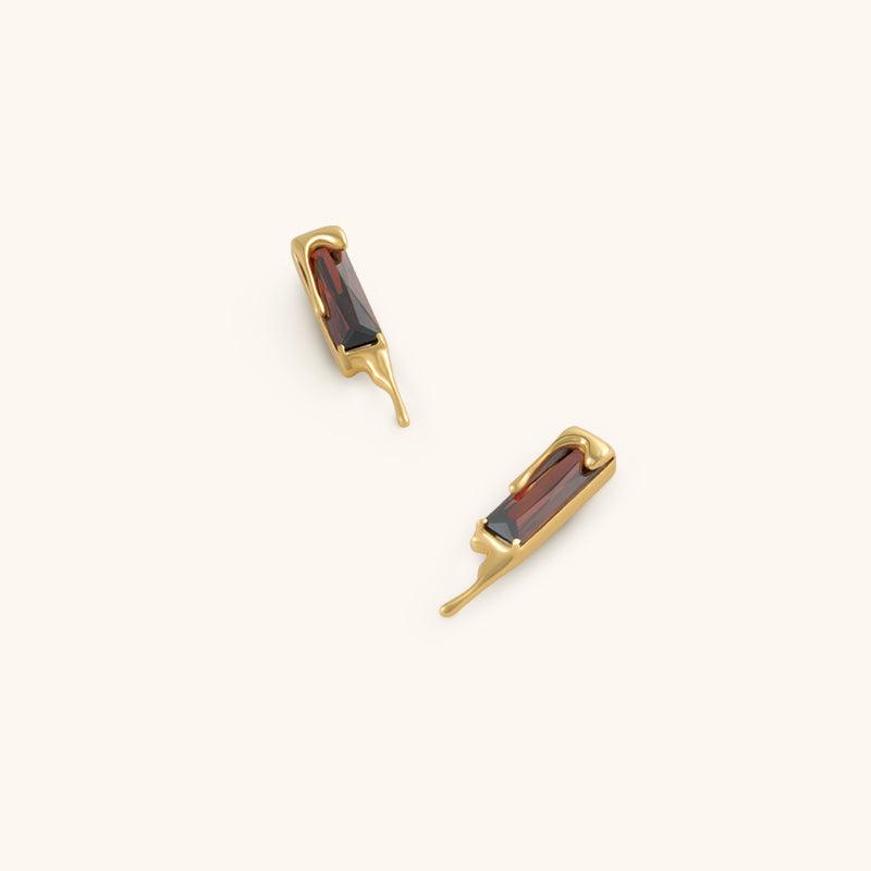 Paradise Lost Drop Earrings - 18K Gold Plated - Jewelry de Corner