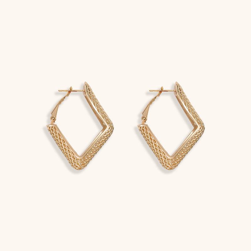 Paris Rainy Night Drop Earrings - 18K Gold Plated - Jewelry de Corner
