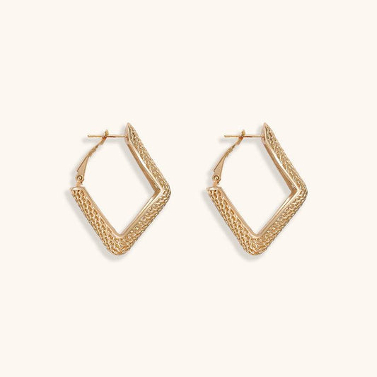 Paris Rainy Night Drop Earrings - 18K Gold Plated - Jewelry de Corner