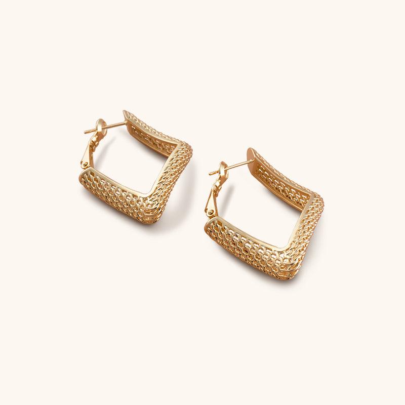 Paris Rainy Night Drop Earrings - 18K Gold Plated - Jewelry de Corner