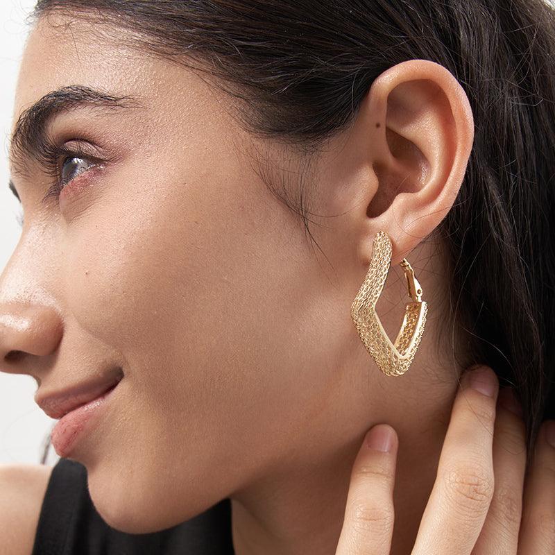 Paris Rainy Night Drop Earrings - 18K Gold Plated - Jewelry de Corner