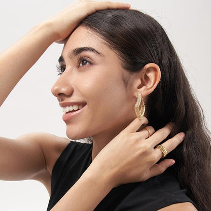 Paris Rainy Night Drop Earrings - 18K Gold Plated - Jewelry de Corner