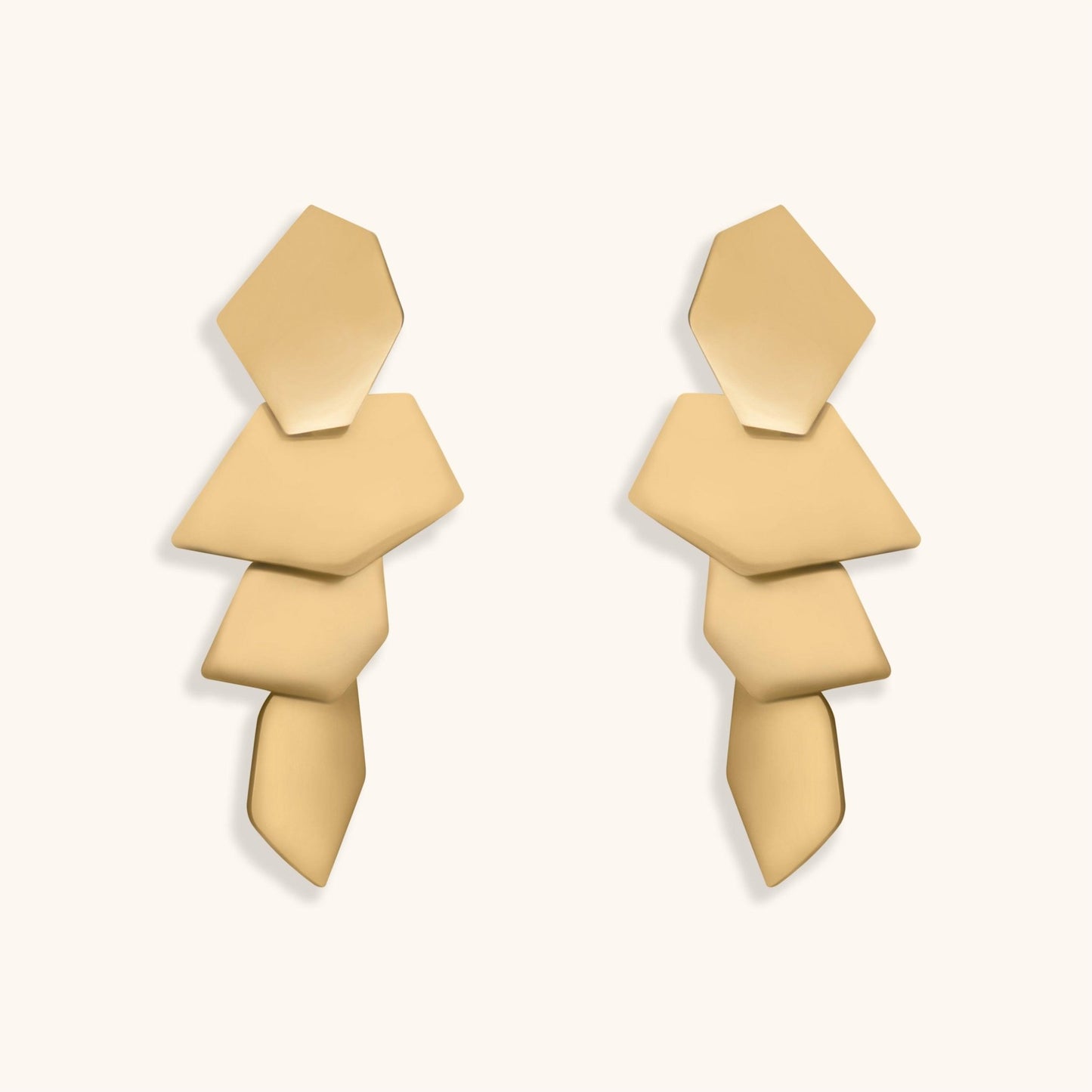 Past Events in Rome Hoops Earrings - 18K Gold Plated - Jewelry de Corner