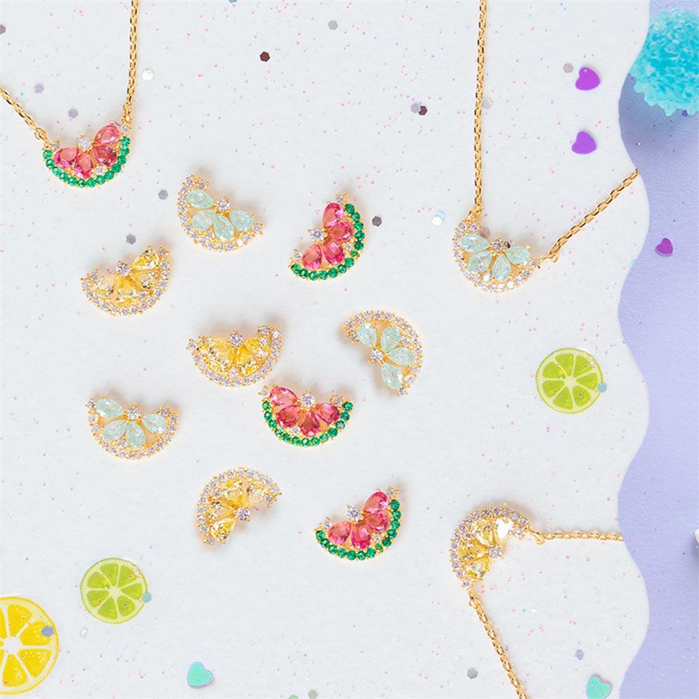 Refreshing Summer Watermelon Necklace - Jewelry de Corner