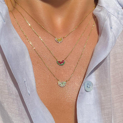 Refreshing Summer Watermelon Necklace - Jewelry de Corner