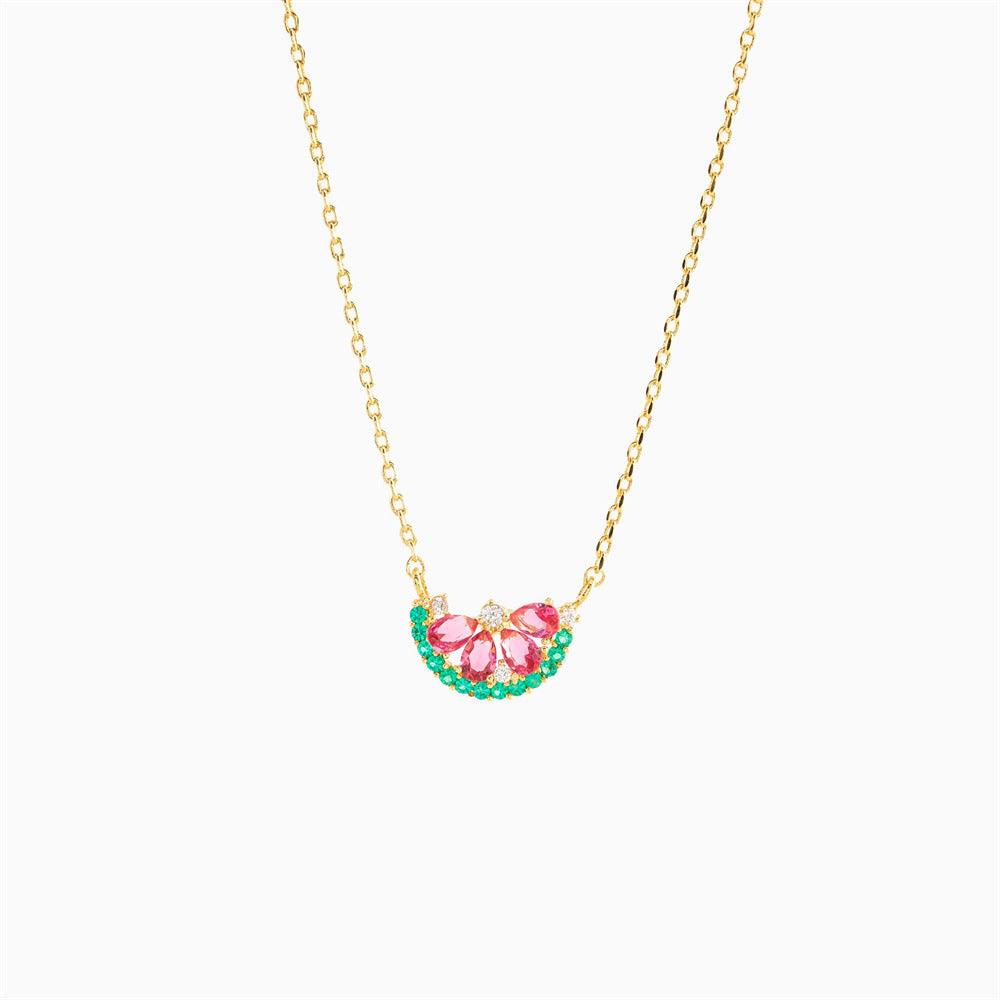 Refreshing Summer Watermelon Necklace - Jewelry de Corner