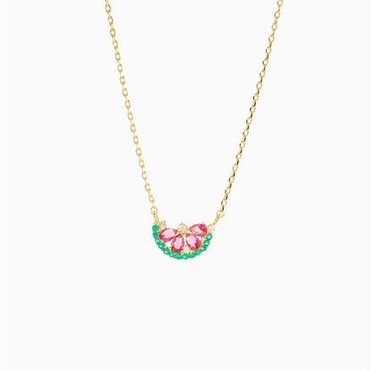 Refreshing Summer Watermelon Necklace - Jewelry de Corner