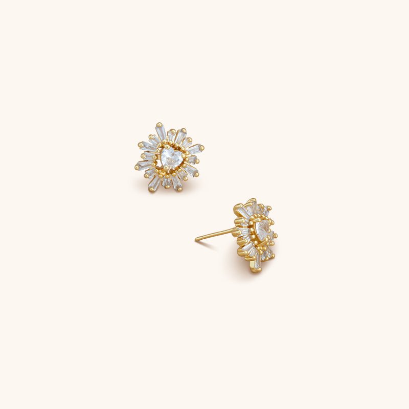 Shining Fireworks Drop Earrings - 18K Gold Plated - Jewelry de Corner