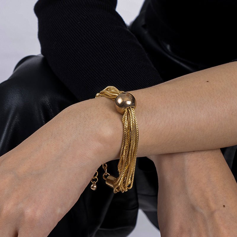 Solar Halo Bracelet - 18K Gold Plated - Jewelry de Corner