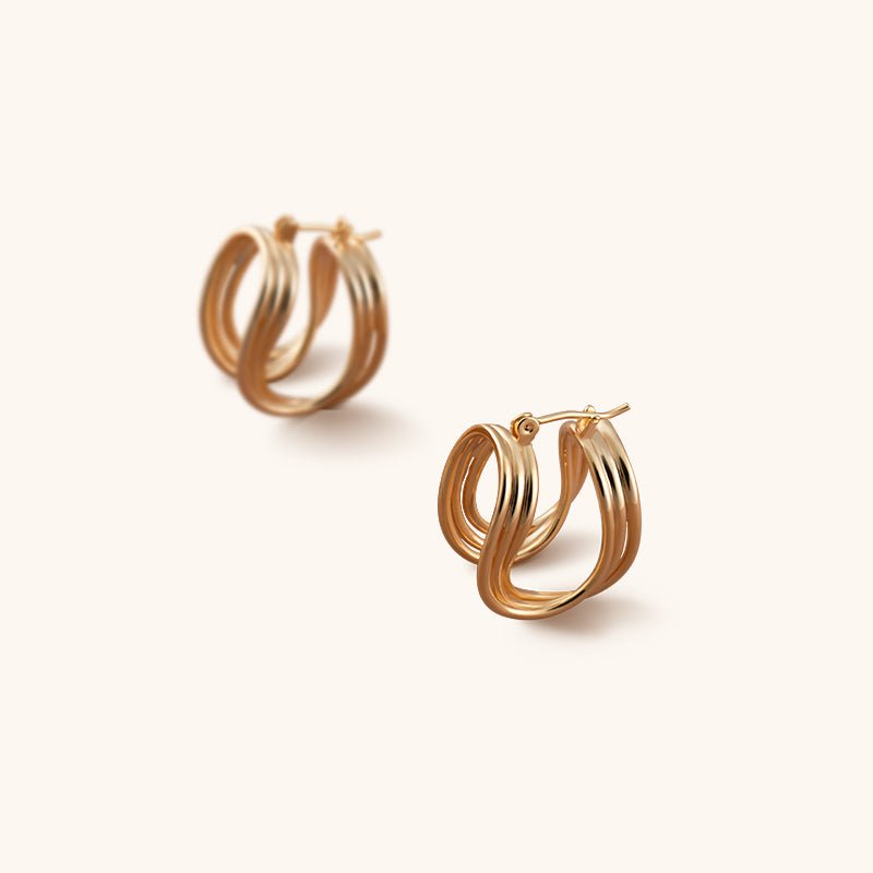 Twisted Ring - 18K Gold Plated - Jewelry de Corner