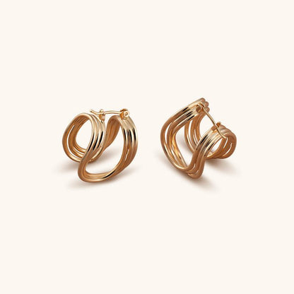 Twisted Ring - 18K Gold Plated - Jewelry de Corner