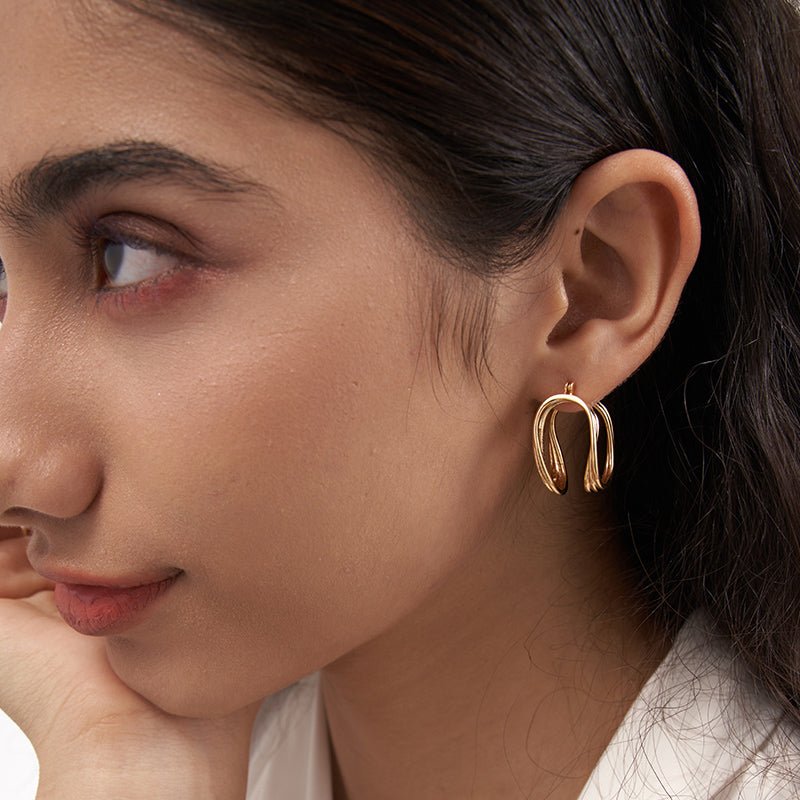 Twisted Ring - 18K Gold Plated - Jewelry de Corner