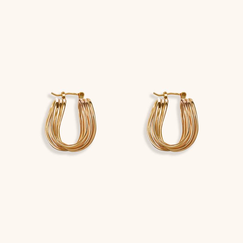 Twisted Ring - 18K Gold Plated - Jewelry de Corner