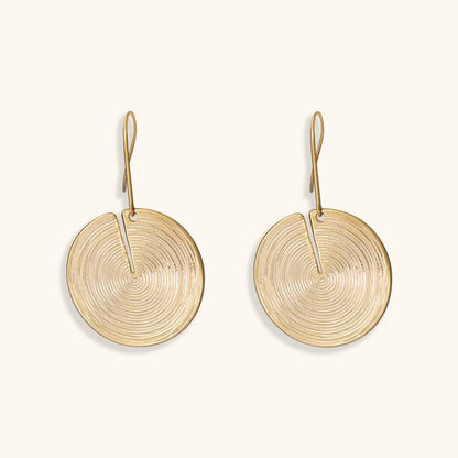 Vertigo Hoops Earrings - 18K Gold Plated - Jewelry de Corner