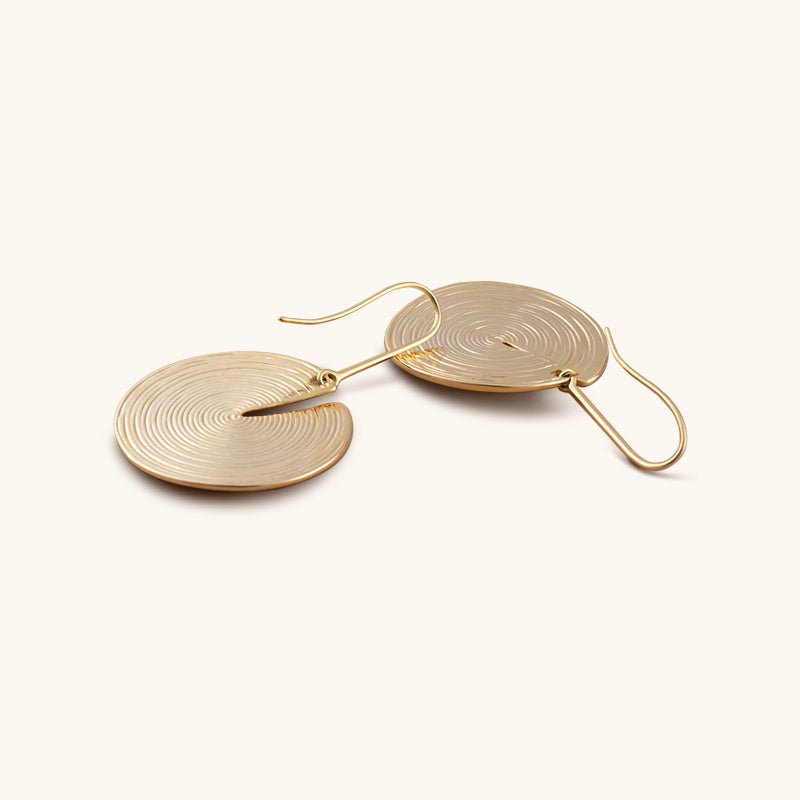 Vertigo Hoops Earrings - 18K Gold Plated - Jewelry de Corner