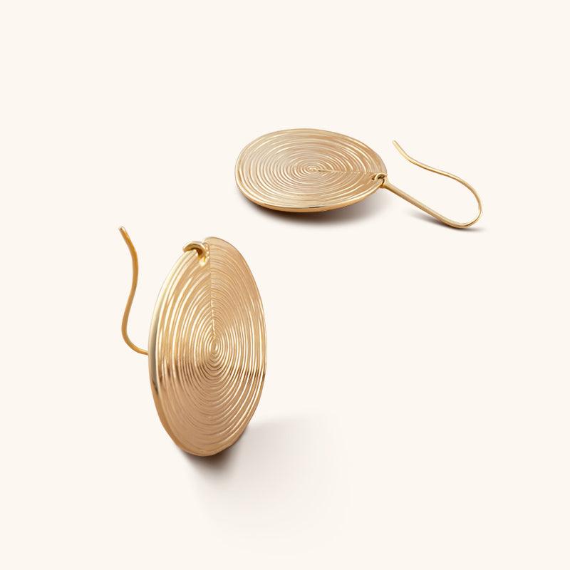 Vertigo Hoops Earrings - 18K Gold Plated - Jewelry de Corner