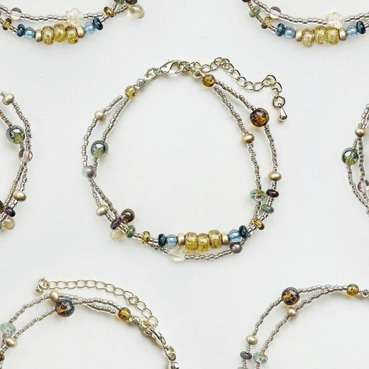 Vintage Czech Bead Bracelets - Jewelry de Corner