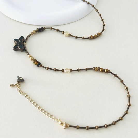 Vintage Czech Bead Necklace - Jewelry de Corner