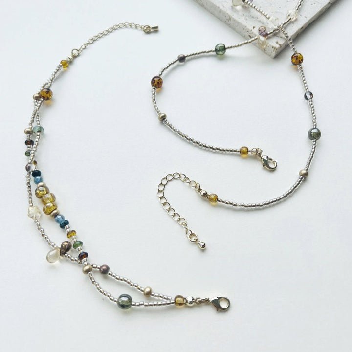 Vintage Czech Bead Necklace Classic - Jewelry de Corner