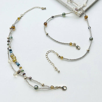 Vintage Czech Bead Necklace Classic - Jewelry de Corner