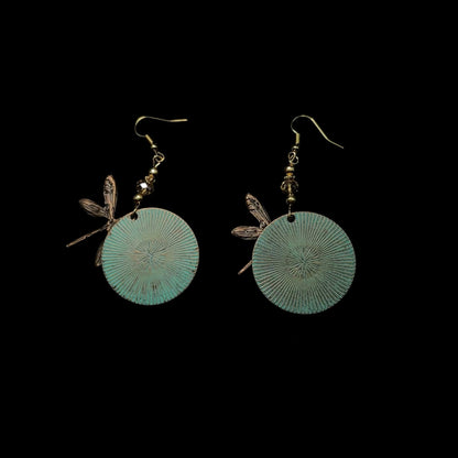 Vintage Dragonfly Insect Earrings - Jewelry de Corner