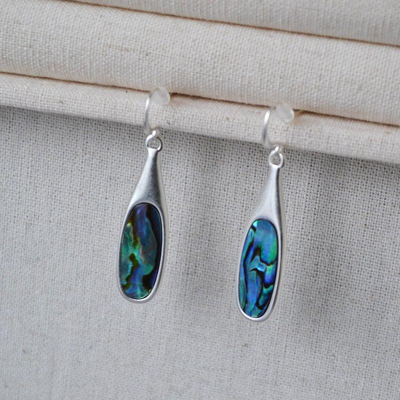 Vintage Silver Inlaid Colorful Earrings - Jewelry de Corner