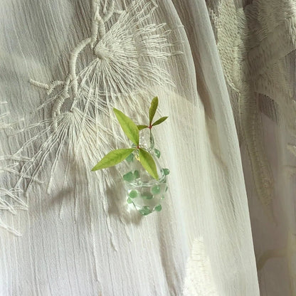 Vitality Transparent Glass Container Can Be Used For Flower Brooches - Jewelry de Corner