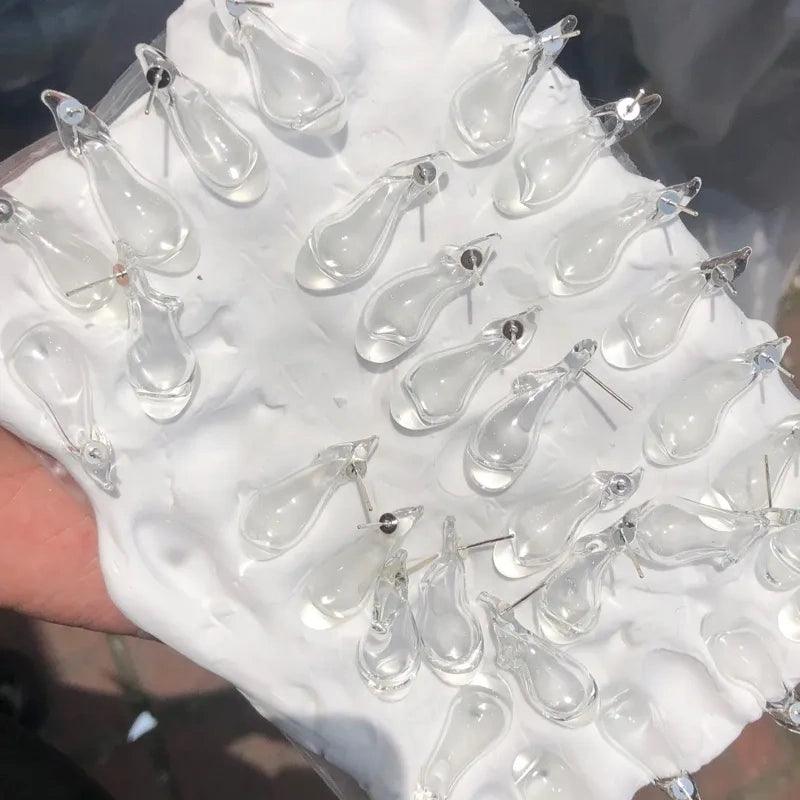 Vitality Transparent Glass Container Can Be Used To Arrange Flower Earrings - Jewelry de Corner