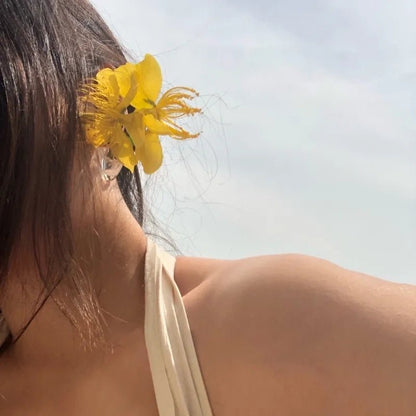 Vitality Transparent Glass Container Can Be Used To Arrange Flower Earrings - Jewelry de Corner