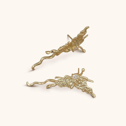 Whisper of Elves Studs Earrings - 18K Gold Plated - Jewelry de Corner